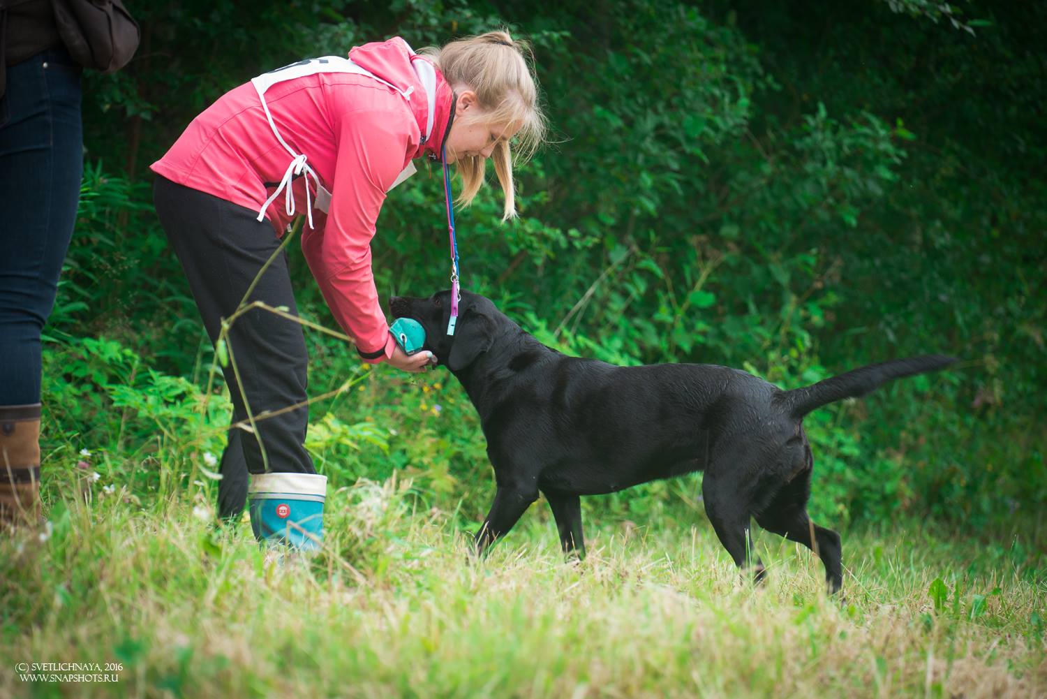 Helmi wt-kokeesssa ohjaajansa Kertun kanssa